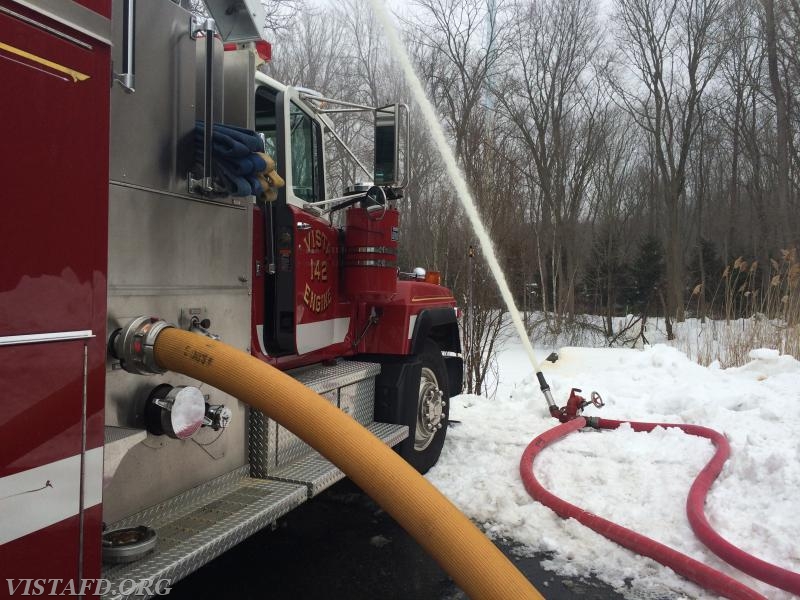 Engine 142 during MPO training - 2/8/15